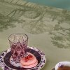 Garnier Thiebaut JARDIN SPIRITUEL OLIVE Metrový textil 180 cm
