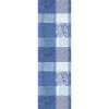 chemin de table pur coton coloris bleu bleu mille rameaux bleu (1)