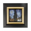 Obraz Venkovská cesta v noci 18,5 x 18,5 cm VAN GOGH, Goebel