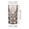 Nachtmann Noblesse Longdrink Taupe sada 2 kusy