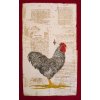 Beauvillé Poule et Coq Littéraires utěrka 50x80 cm