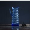 Džbán - light blue 1200 ml POLKA DOT  Sklárna Květná