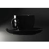 Kávový podšálek LIDO BLACK, černá  Seltmann Weiden