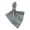 Salsa Verde Herringbone šedý ubrousek 40x40 cm, 4 kusy