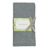 Salsa Verde Herringbone šedý ubrousek 40x40 cm, 4 kusy