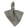 Salsa Verde Herringbone zelenošedý ubrousek 45x45 cm, 4 kusy