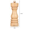 Mlýnek na pepř London Precision+ přírodní buk 18 cm, Cole & Mason