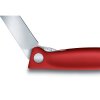 Skládací svačinový nůž Swiss Classic s rovným ostřím červený, Victorinox