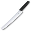 Nůž na chleba Swiss Modern 26 cm černý, Victorinox