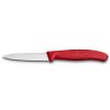 Nůž na zeleninu s vlnkovaným ostřím 8 cm červený, Victorinox
