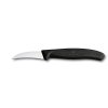 Nůž na vykrajování 6 cm zahnutý černý, Victorinox
