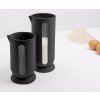 Odměrka Qb Carbon Black 750 ml