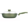 Hluboká pánev 28 cm na indukci DR. GREEN, zelená, Risoli