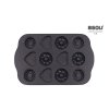 Forma na pečení donutů 30x18.5 cm ROYAL D´ALU PROFESSIONAL, černá, Risoli