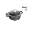 Nepřilnavý hrnec 20 cm 2.25 ltr. se skleněnou poklicí GRANITO HARD STONE, na indukci