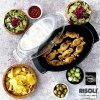 Nepřilnavý oválný pekáč se skleněnou poklicí 36x24 cm OPTIMA FORNO, Risoli