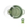 Zelený nepřilnavý hrnec 24 cm 3.5 ltr. se skleněnou poklicí DR GREEN