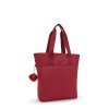 Kabelka HANIFA, Funky Red, červená, Kipling