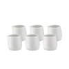 Porcelánové konvičky na mléko 20 ml sada 6 ks