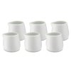 Porcelánové konvičky na mléko, 50 ml, sada 6 ks, Weis