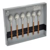 Espresso lžička sada 6 kusů SUSHI SATIN MAHOGANY