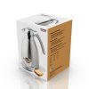Isolierkanne Edelstahl / Glas 0.7 l, Weis
