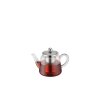 Mini-Teekanne Glas mit Teefilter 250 ml, Weis