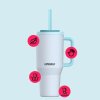 Quencher 950ml Frosty Coconut RIO, bílá, Kambukka