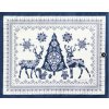 264915 1 prostirka balade en hiver 38x48 cm modra kremova beauville