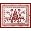 264918 1 prostirka balade en hiver 38x48 cm cervena kremova beauville