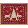 264921 1 prostirka balade en hiver 38x48 cm cervena bezova beauville