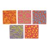 Ručník na obličej 30 x 30 cm BRIGHT ANIMALS ORANGE CHEETAH, růžová, Feiler