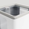 Dóza na potraviny sada 3 kusy PEEK BOX QUADRO, bílá, BlimPlus
