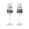 Sada 2 sklenic na sekt Starry Night Van Gogh 24 cm, Goebel