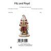 Fitz & Floyd Santa s lucernou  Goebel