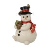 Vánoční figurka sněhulák Stěhování do zimního domova  Goebel
