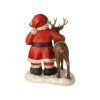 Vánoční figurka Santa a král lesa  Goebel