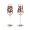 Sada 2 sklenic na sekt Romero Britto Gold. All We Need Is Love 24 cm, Goebel