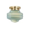 Koupelnové stropní mosazné svítidlo VALTER, zelená  Strömshaga
