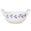 Bowl Viola Leaf Blue, Stromshaga