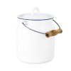 284325 284325 milk can emil s enamel white blue stromshaga