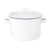 284328 284328 pot emil s enamel 3l white blue stromshaga