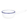 284331 284331 saucepan w handle emil s enamel white blue stromshaga
