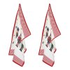 288384 1 288384 1 3192 3192 3192 set de deux torchons 100 coton 70x50 cm nutcracker