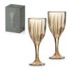 4068 1 4068 1 set 2 calici vino 320 ml in color box ambra