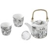 289194 289194 5247 2 5247 2 5247 2 coffret theiere 60cl av filtre inox 2 gobelets 16 cl en porc retro jungle 2