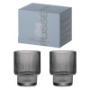 3960 1 3960 1 set of 2 water glasses 320 ml frill finish in color box grey
