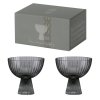 4014 1 4014 1 set of 2 ice cream bowls frill finish in color box grey