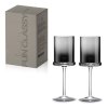 4140 4140 set of 2 wine glasses 270 ml in color box smoke grey
