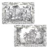 290106 290106 5112 5112 5112 set de table souple 45x30cm en ppe retro jungle
